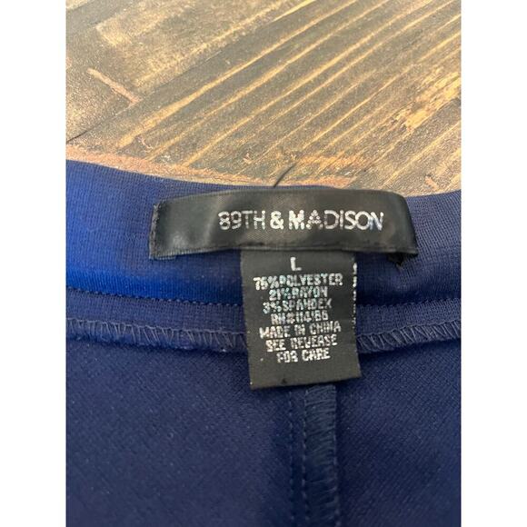 Academia Twee Workwear Career Women Skirt Large Neutral Stretch Elastic Waist - Picture 2 of 6